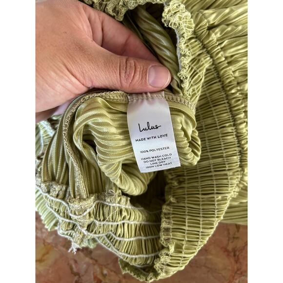 Lulus Textured High Wasited Pants - Picture 3 of 5